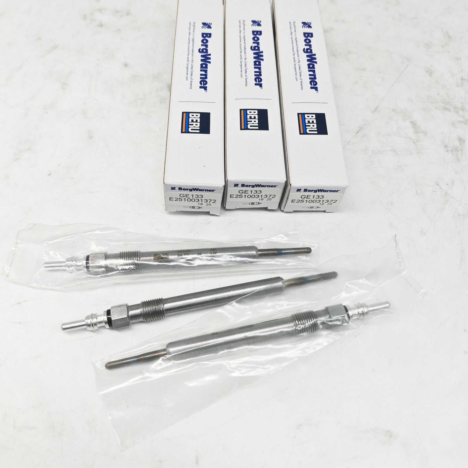 3X 03L963319 03L963319A BorgWarner Glow Plug for VW Audi Cupra Skoda Altea Seat