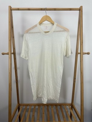 VTG 80s Austin Manor Super Worn Paper Thin Single Stitch Burnout 5050 T-Shirt 40