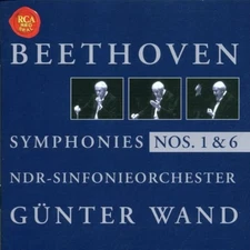WAND NDR SYMPHONY ORCHESTRA - Beethoven: Symphonise Nos. 1 + 6 - CD - Import