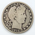 1915-S Barber Half Dollar 50c Silver