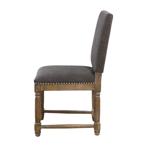 Uttermost Laurens 23 1/4" Wide Nailhead Trim Slate Gray Accent Chair - Picture 5 of 5