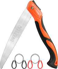 3PCS  Folding Saw and Stainless Steel Cable Saws Set, 11.8 Inch Long Blade Hand 