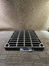 NDS Class B Slotted Polypropylene 25" x 24" Square Catch Basin Grate - Black