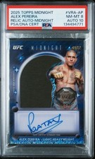 2025 TOPPS MIDNIGHT UFC RELIC AUTOGRAPHS #VRA-AP ALEX PEREIRA RELIC AUTO /12