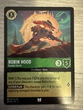Disney Lorcana Robin Hood Sneaky Sleuth 88/204 Cold Foil Shimmering Skies