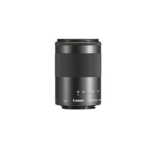 Canon EF-M55-200ISSTM Camera Lens EF-M 55-200mm F4.5-6.3 IS STM Graphite