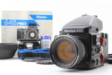 2 Back 120 220 Film Back MINT w/ Hood Mamiya 645 Pro AE Finder 80mm F1.9 JAPAN