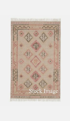 #ad Pottery Barn Solange Kilim Indoor Outdoor Rug 5#x27;x8#x27; $399.00