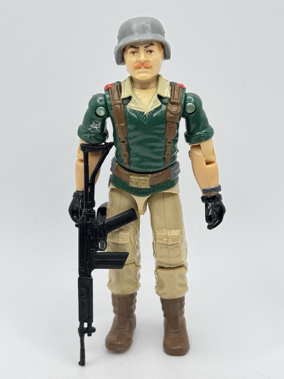 GI Joe 1985 Crankcase 100% Complete Vintage Hasbro Action Figure