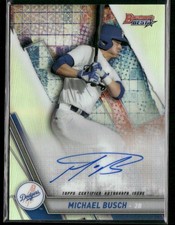 2019 Bowman's Best #B19-MB Michael Busch Best of 2019 Autographs Refractor