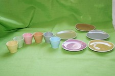Wächtersbach 6 Eierbecher pastellfarben + 5 ...