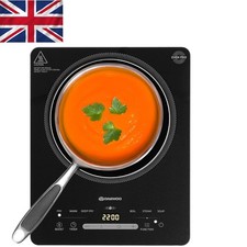 Versatile 2200W Portable Induction Cooktop with LED Display & Safety Features