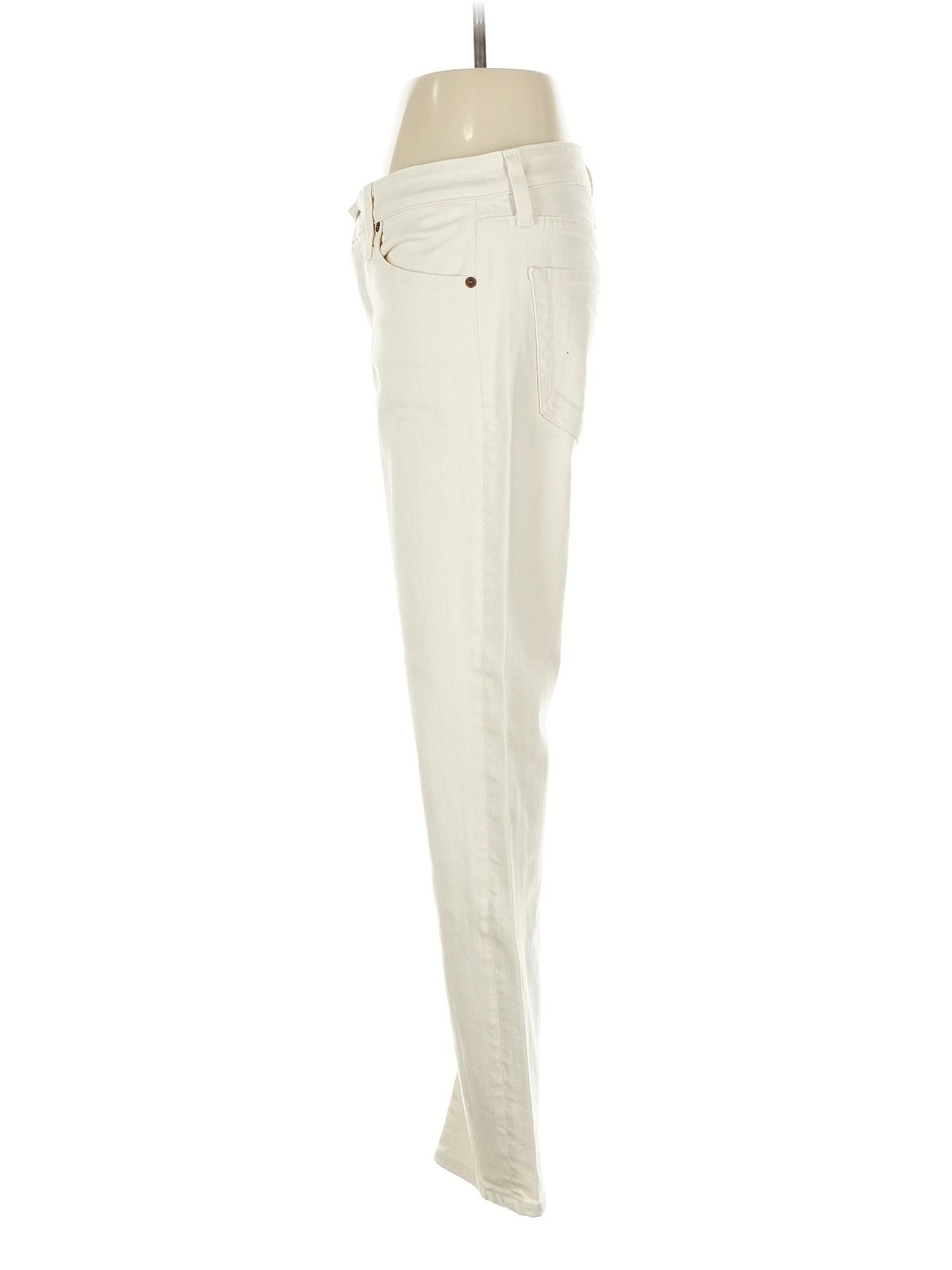Adriano Goldschmied Women Ivory Jeans 25W thumbnail 4