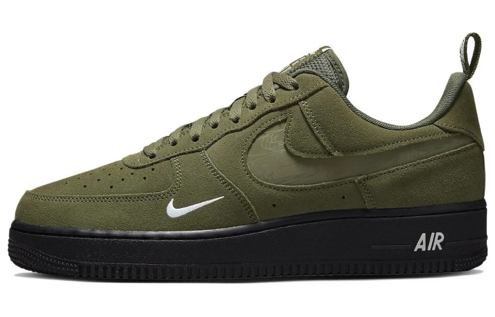 Nike Air Force 1 '07 LV8 Reflective Swoosh - Cargo Khaki for Sale