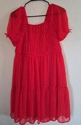 Big Girls Thereabouts Red Dress 22.5 plus