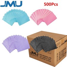 500Pcs JMU Dental Medical Bibs Tattoo Towels Disposable 13 " x 18 " 4Color