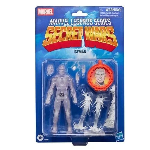 Figura de acción Hasbro Marvel Legends Secret Wars Ice-Man 2025 Foto 3 de 3