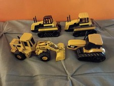 Lot of 4 ERTL CAT Challenger 45/65/75 Tractors  950E Wheel Loader 1:64 Scale
