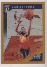 2018-19 Panini Donruss Optic Orange Prizm 55/199 Derrick Favors #83 5b3