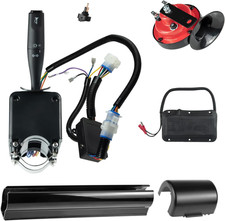 Deluxe Golf Cart Turn Signal Kit with Horn  Brake Light Switch - 12V Legal
