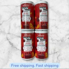 FOR 4 Bellway Super Fiber Fruit Psyllium Husk Fiber  Raspberry Lemon 18oz 2026+