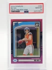 BO NIX 2024 DONRUSS OPTIC PREVIEW RATED ROOKIE PINK #369 BRONCOS PSA 10 Q0004