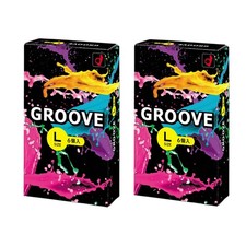Okamoto 003 GROOVE L Size Large Ultra Thin Anti Slip Condoms 12 pc 2 6pc packs 