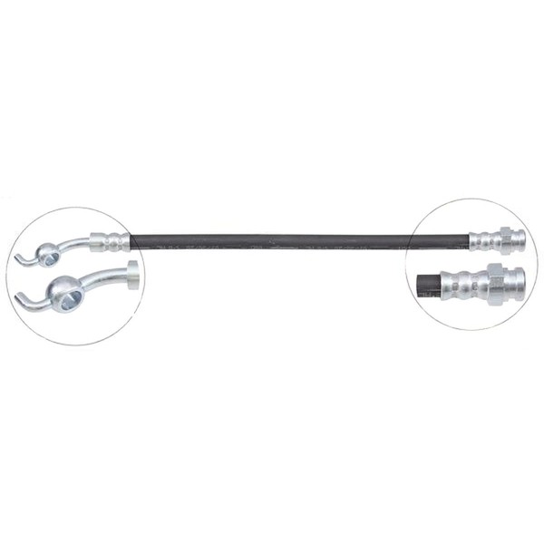 Bremsschlauch 310 Mm INN M10X1.0 Banjo 10.0 Mm A.B.S. FüR Mazda Xedos-image