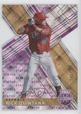 2019 Panini Elite Extra Edition Status Purple Die-Cut /125 Nick Quintana #47 s3g