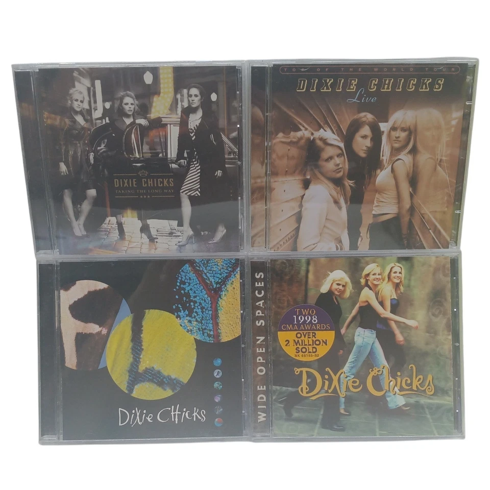 Dixie Chicks CD Lot Of 4: Fly, Wide Open Spaces, Taking The Long Way, Live Foto 4 de 4