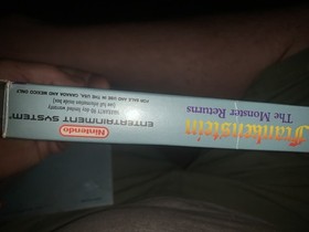 Frankenstein The Monster Returns NES Cartridge 1990 CIB Fully Complete Tested