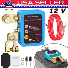 Remote Battery Disconnect Switch 12V 240A Battery Kill Switch for Auto RV ATV