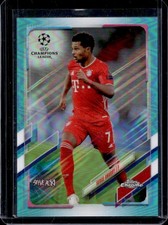 2020 Topps Chrome X Steve Aoki Neon Future Serge Gnabry Aqua Refractor #/150