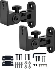BS-218pro Universal Speaker Wall Mount for Small Speakers ,Vertical black