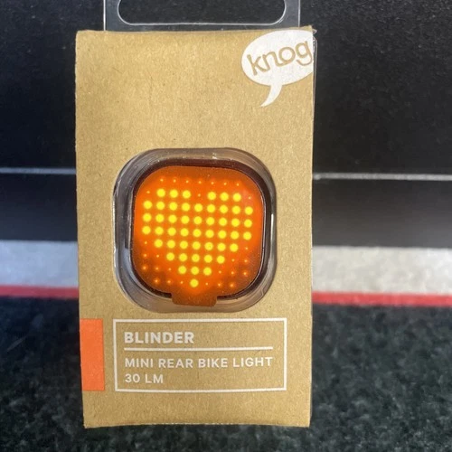 Knog Blinder Heart Rear Bike Light - USB Rechargeable Bike Tail Light, 30Lumen