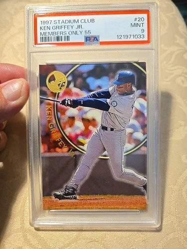 1997 Topps Stadium Club Members Only 55 - Ken Griffey Jr #20 PSA 9 MINT HOF