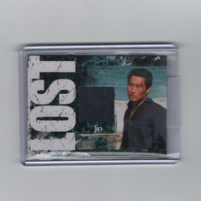 LOST RELICS DANIEL DAE KIM/JIN KWON SHIRT RELIC CARD CC8 #/350  HTF!
