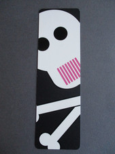BOOKMARK Skull & Crossbones Pirate Theme Roger LaBorde 2009 Unused