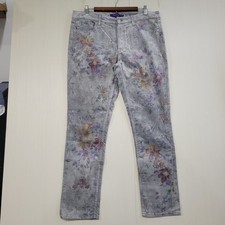 Ralph Lauren Purple Label 160 Slim Denim Jeans Womens 30 Velvet Floral 1,790