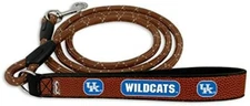 Kentucky Wildcat Football Leather and Chain Leash Ships next day