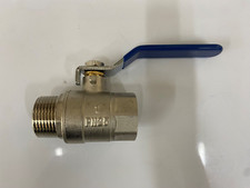 1 Inch Bsp Female x 1 Inch Bsp Male Full Flow Lever Ball Valve long handle Blue