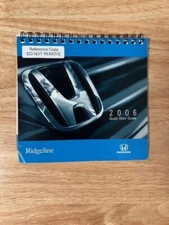 OEM HONDA 2006 RIDGELINE QUICK START GUIDE MANUAL