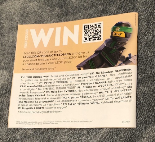 LEGO NINJAGO Heatwave Transforming Lava Dragon 71793 MANUAL BOOKLET ONLY - Picture 2 of 3