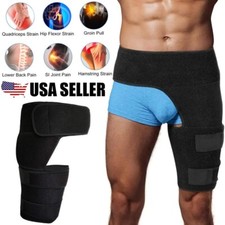 Compression Strap Hip Brace Sciatica Groin Pain Relief Thigh Support Wrap Unisex