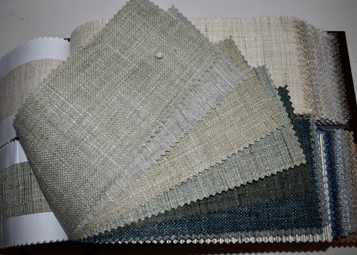 Big FABRIC SAMPLE BOOK Multi-Color KALAHARI Textural FAUX SILK Weave 123pcs LOT - Picture 15 of 23