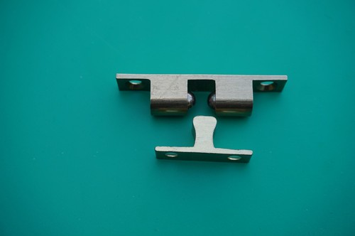 2 SIZES LATCH EACH SOLD IN 10 LOTS ADJUSTABLE BALL CATCH SOLID BRASS - Picture 14 of 19