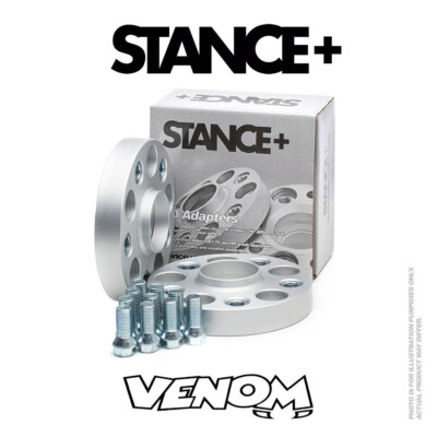 Stance+ 25mm PCD Hub Adapters Saab 9-3X 5x110 65.1 M12 to 5x112 57.1 M14