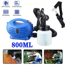 800ML HVLP Paint Sprayer Machine Handheld Electric Spray Gun Painting Tool 650W 