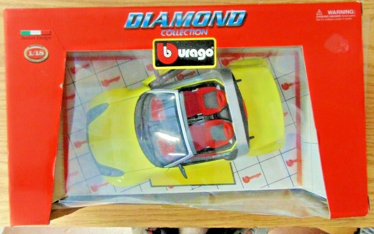 【未開封品】Bburago smart roadster（34099） Burago 1/18 MCC Smart Roadster diecast yellow Code 34099