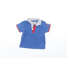 Lee Cooper Baby blau Baumwollmischung Polo Gr&ouml;&szlig;e 3-6 Monate Kragen